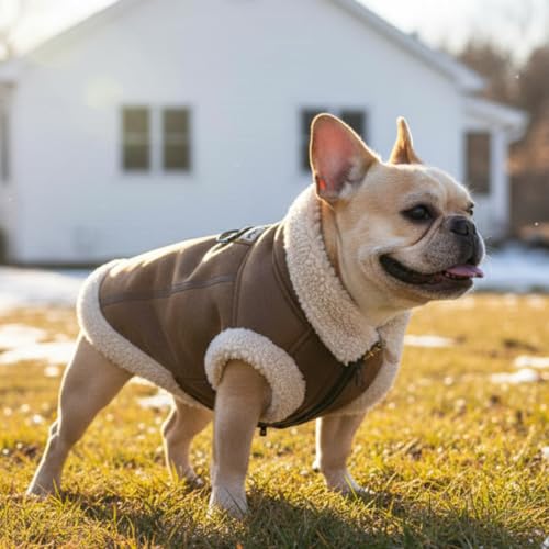 LUVMOJO Retro Aviator: detalle de D-ring para correas ligeras en perros pequeños.