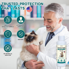 LuxeVib lvermect para gatos, mezcla fácil en agua para la dieta.