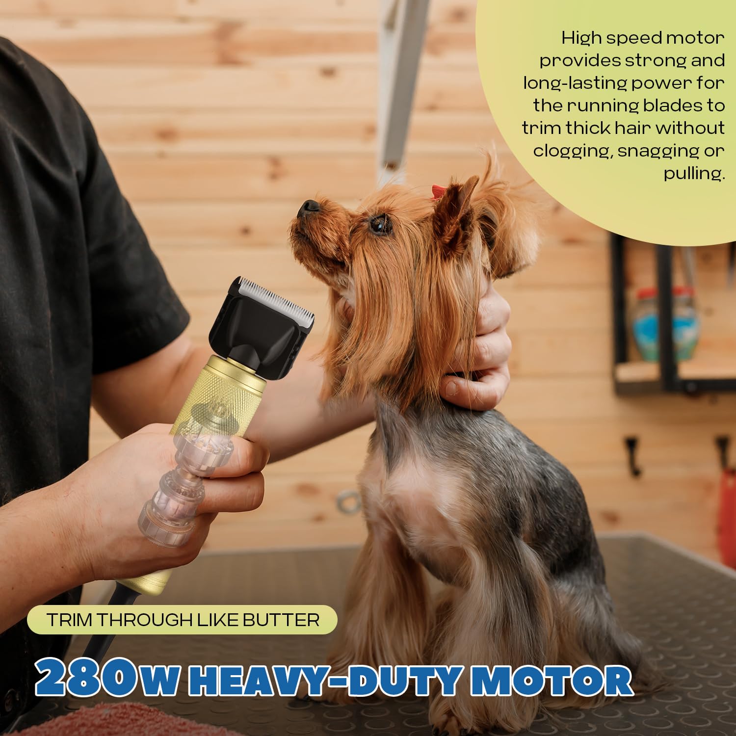 Luzrise clipper silencioso con ruido inferior a 50 dB para menos estrés.