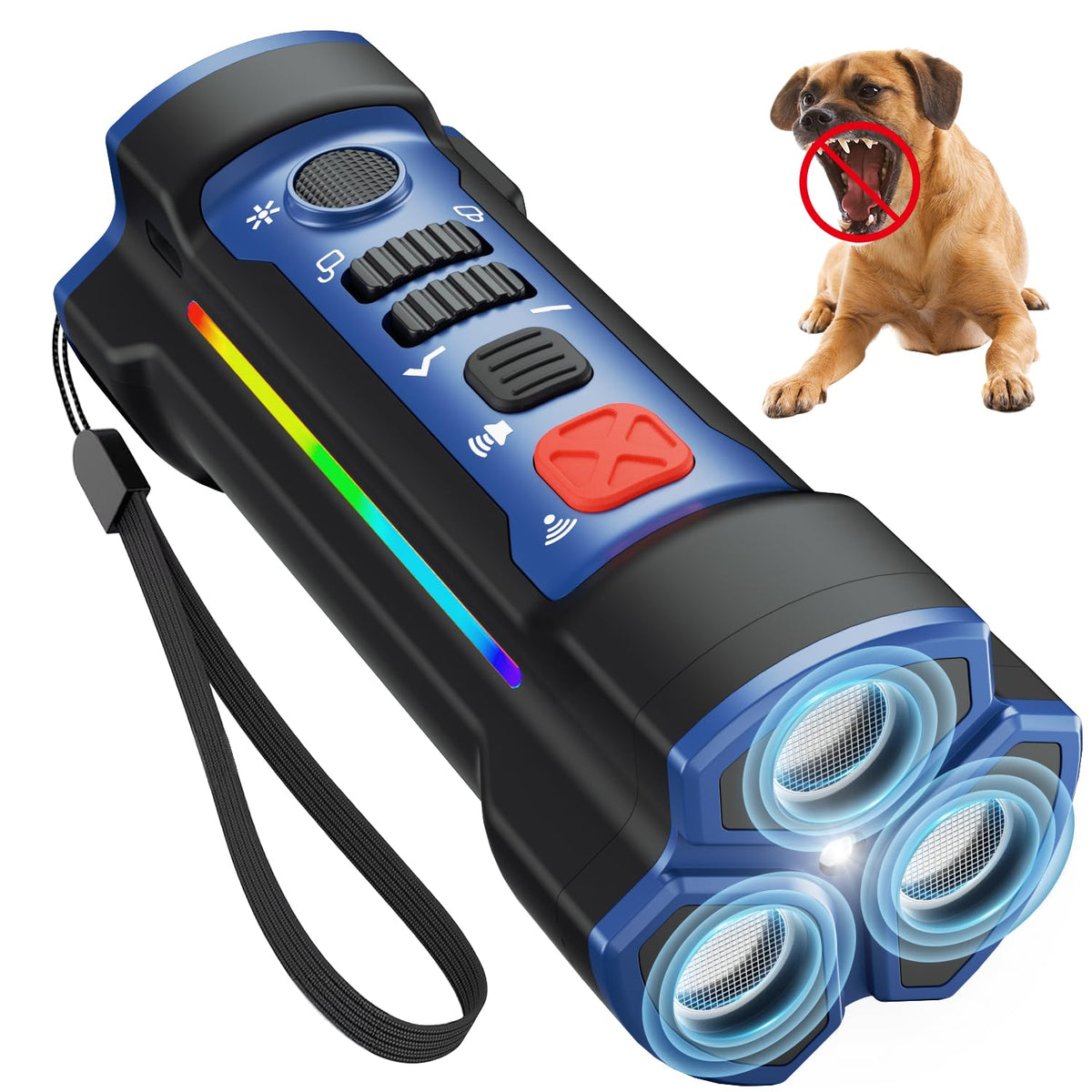 LVPRN 3X Pro disuasor ultrasónico para reducir ladridos en casa.