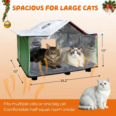 L&amp;W BROS. XL calentador-de-gatos mantiene temperatura estable al aire libre.