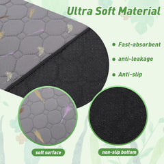 LWYMX capas multicapa para absorción, 24x36, protege contra fugas y reduce olores.