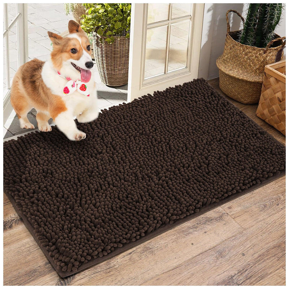 LWYYQB Alfombra chenille para perros: tacto suave y absorción rápida