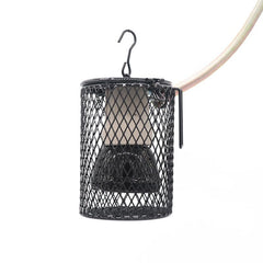 El cobertor de malla de lygchii para lampara de calor protege aves y reptiles.