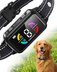 Lykani Collar Antiladridos para Perro Grande, entrenamiento seguro y cómodo.