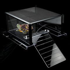 Turtle Topper de LYL LEYOULAND: plataforma amplia para tortugas en tanque de 40 galones