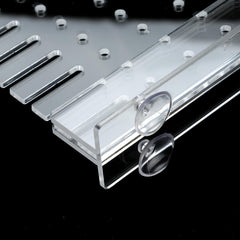 Clips ajustables LYL LEYOULAND facilitan la instalación en acuario.