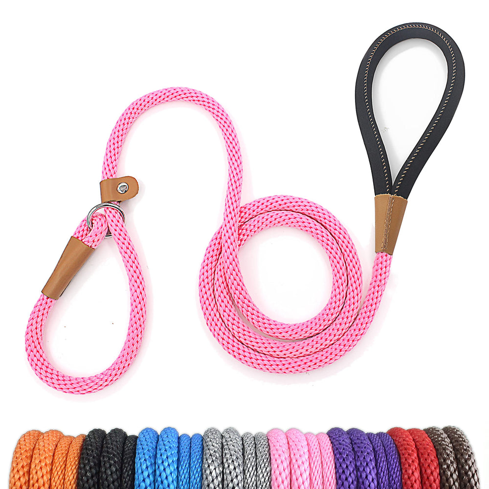 Lynxking Lazo Deslizante para Perro de 5 pies, ideal para paseos diarios.