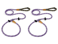 Correa Lynxking Slip Lead reflectiva con mango ajustable para caminatas nocturnas seguras.