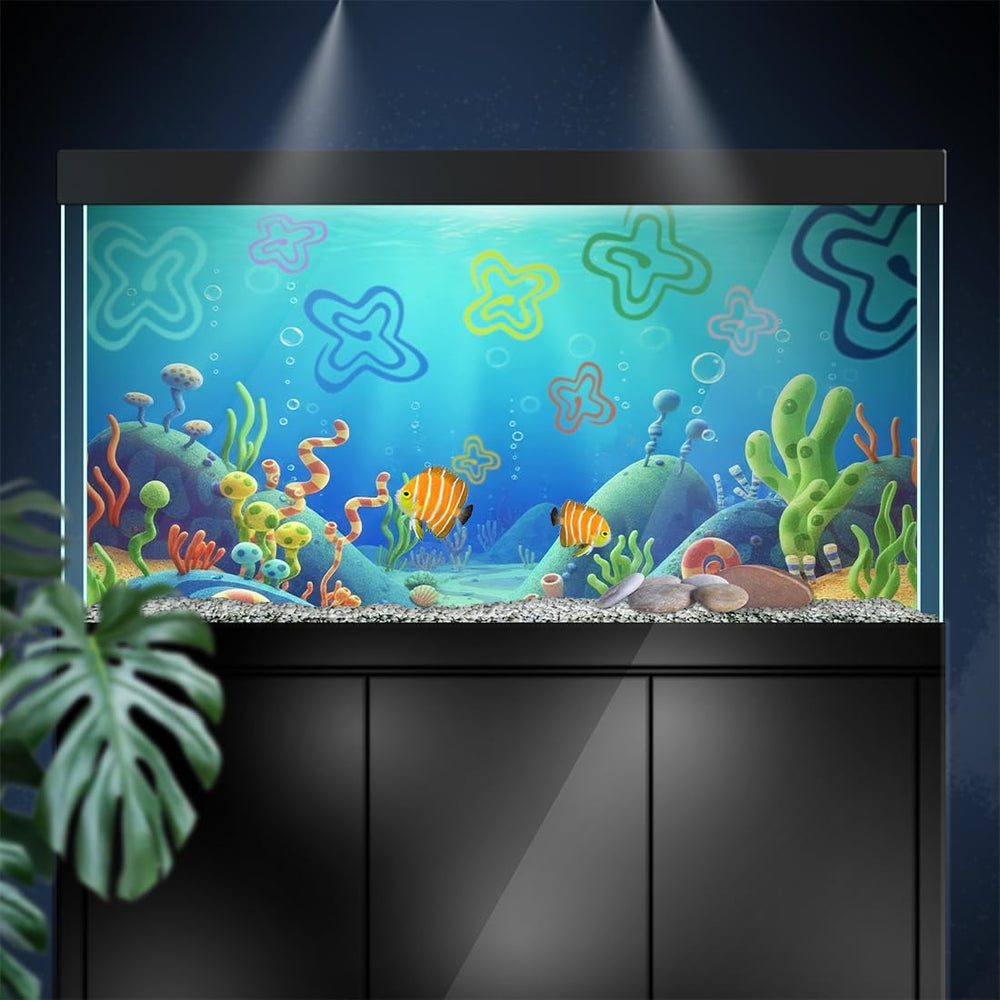 LYYAB fondo acuario multihábitat, ideal para acuarios y terrarios.