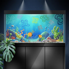 LYYAB fondo acuario multihábitat, ideal para acuarios y terrarios.