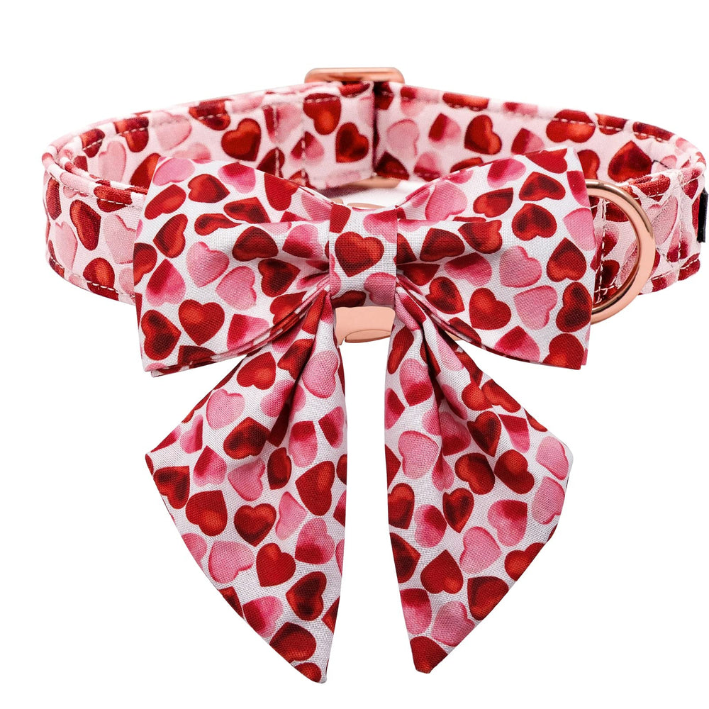 Collar Maca Bates con lazo marinero para paseos seguros y cómodos.