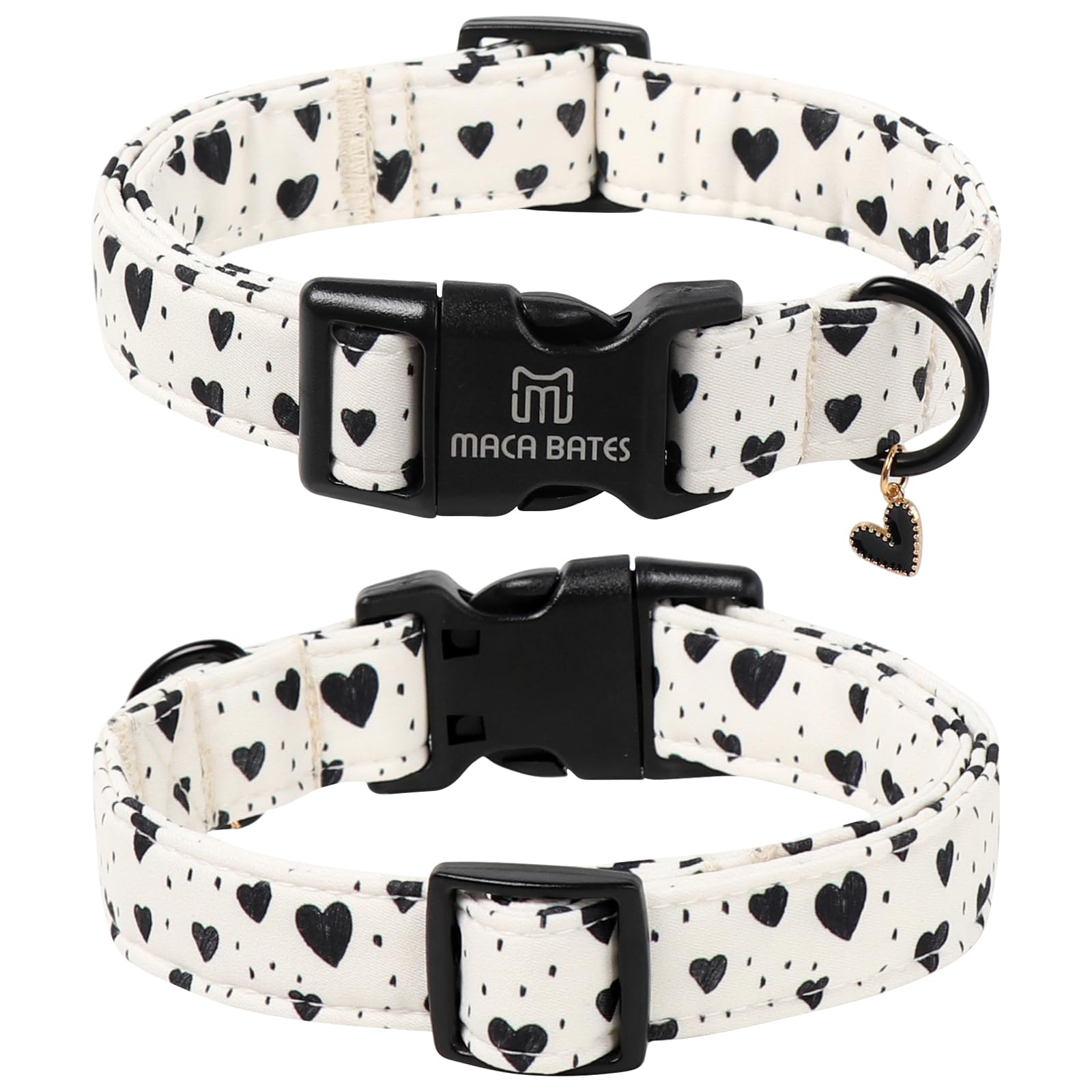 Collar M MACA BATES, atractivo para fotos durante San Valentín.