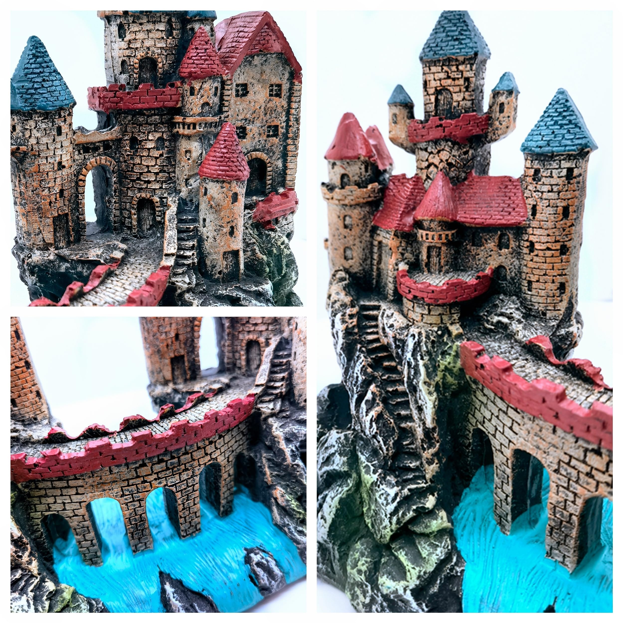 M2cbridge base plana, estabilidad segura para decoración de acuario.