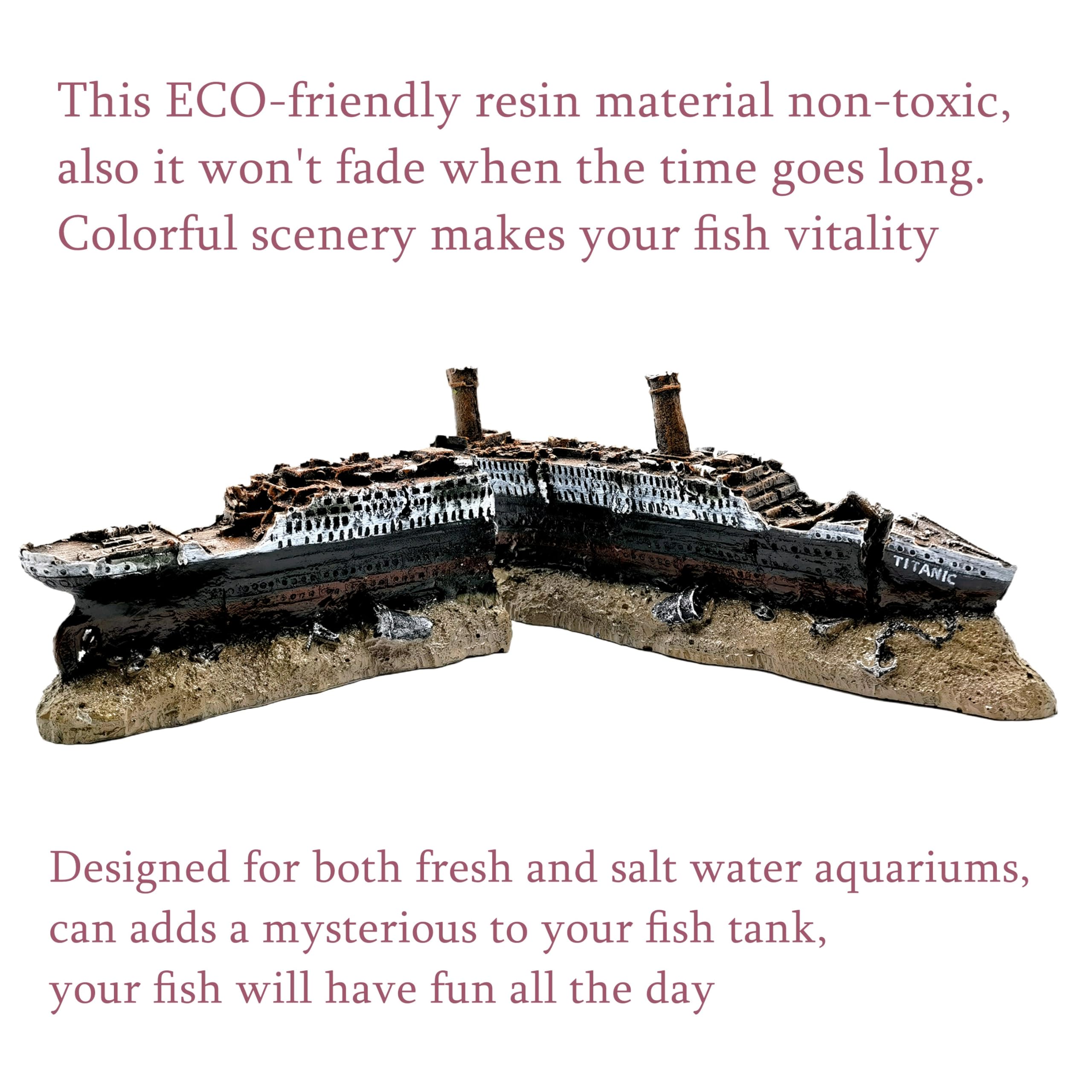 M2cbridge castillo europeo decorativo para acuario, añade misterio marino.