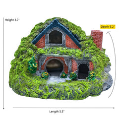 M2cbridge castillo europeo en acuario, elemento decorativo llamativo