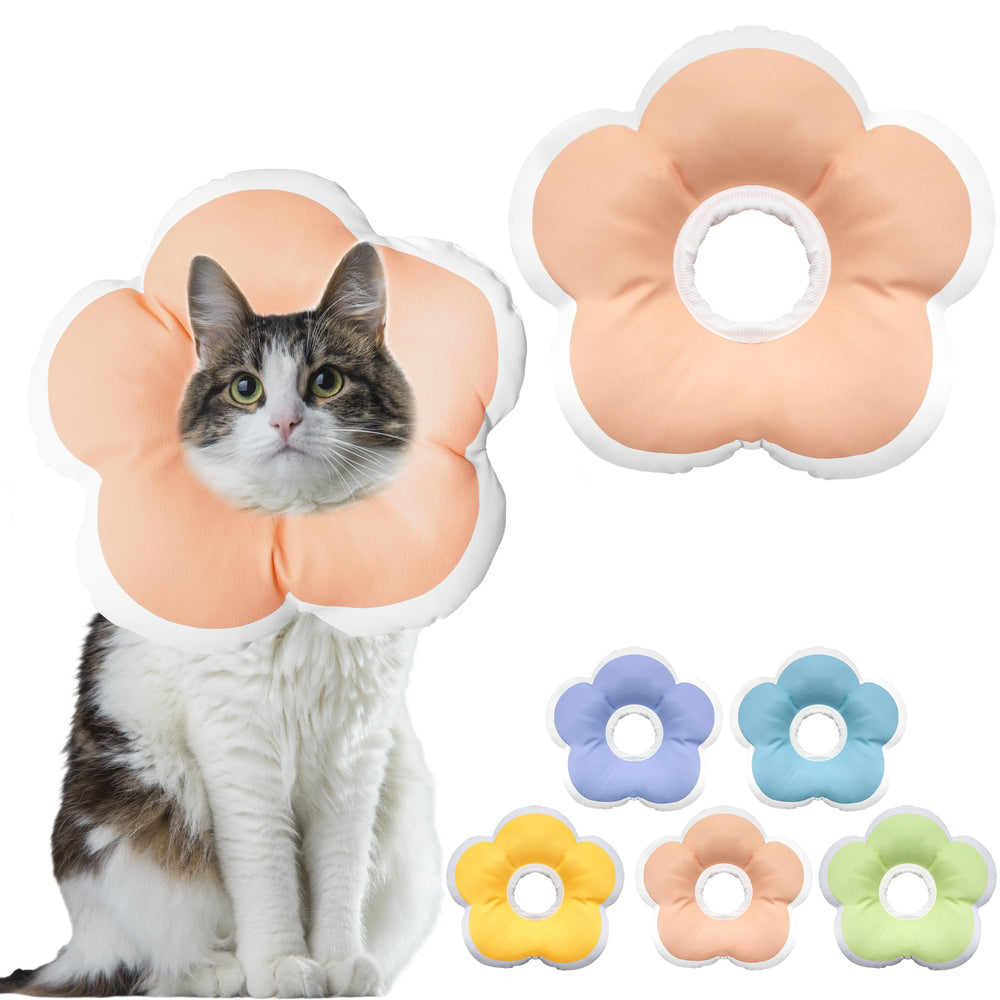 Maalgic cono suave gato pastel naranja grande: cómodo para recuperación.