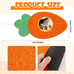Maasechs rascador conejo sisal natural ofrece durabilidad para mordisqueo
