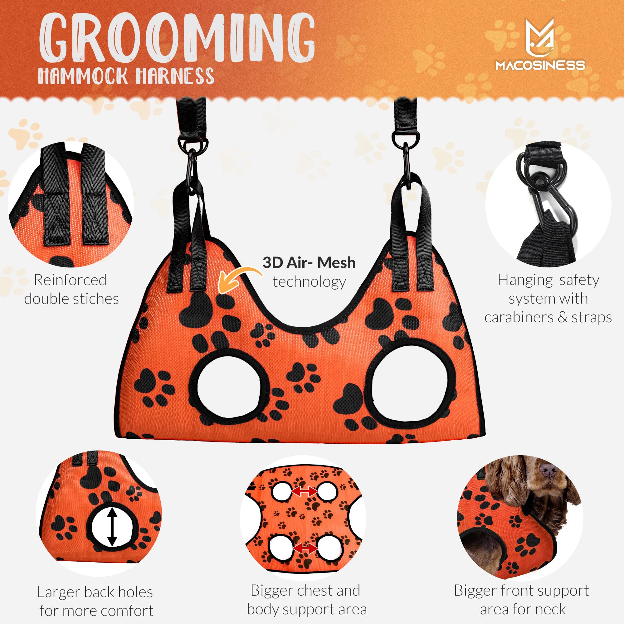 MAcosiness peine para manchas de lágrimas y pulgas; cuidado facial delicado para mascotas.