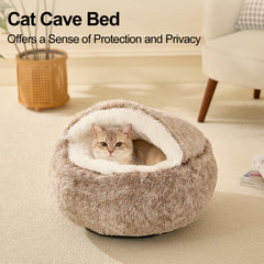 MADDEMCUTE cama disponible en dos tallas, adecuada para mascotas pequeñas y medianas.