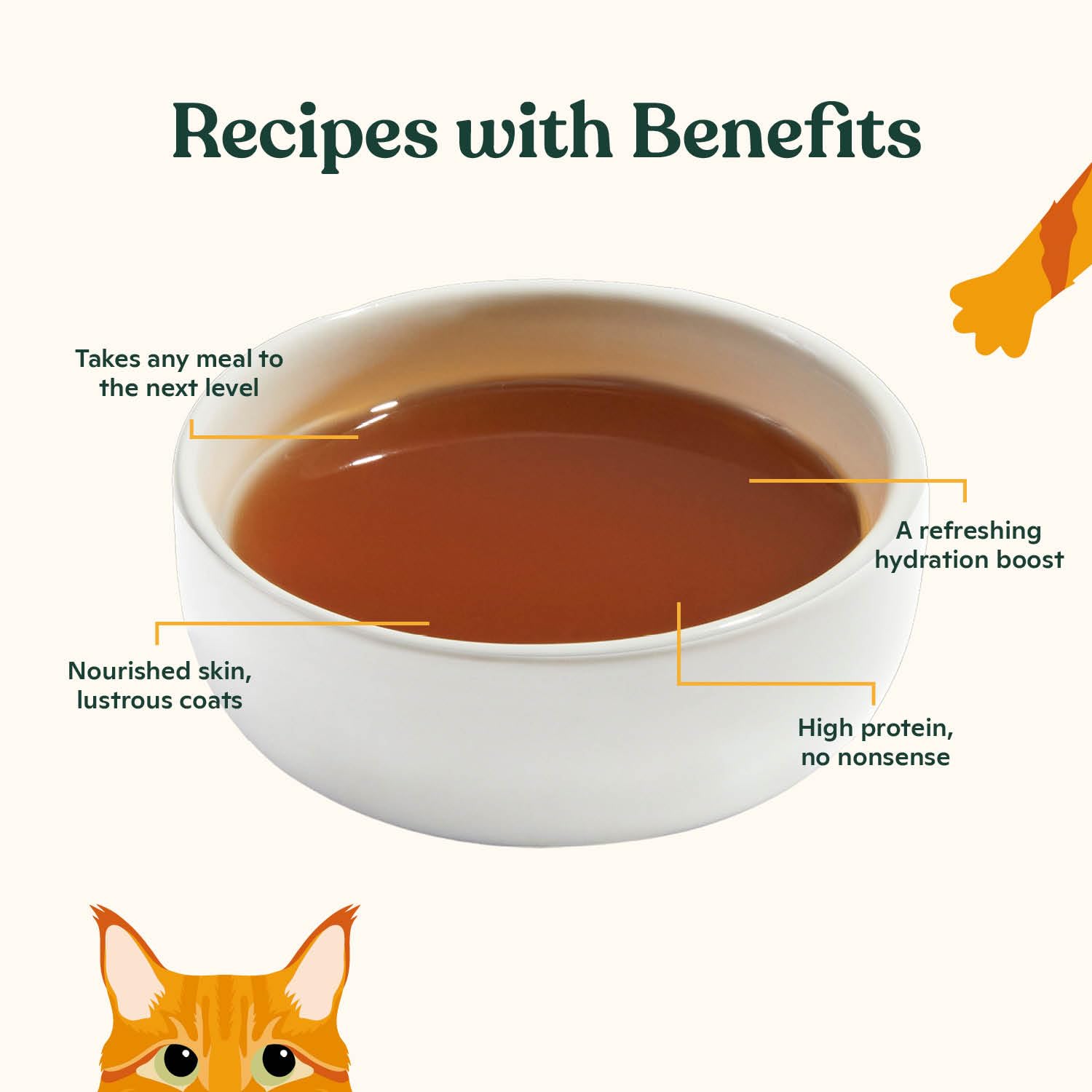 Gato disfruta del topper Made by Nacho como snack nutritivo y sabroso