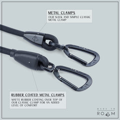 MADE TO ROAM abrazaderas metalicas con recubrimiento de goma para mayor durabilidad