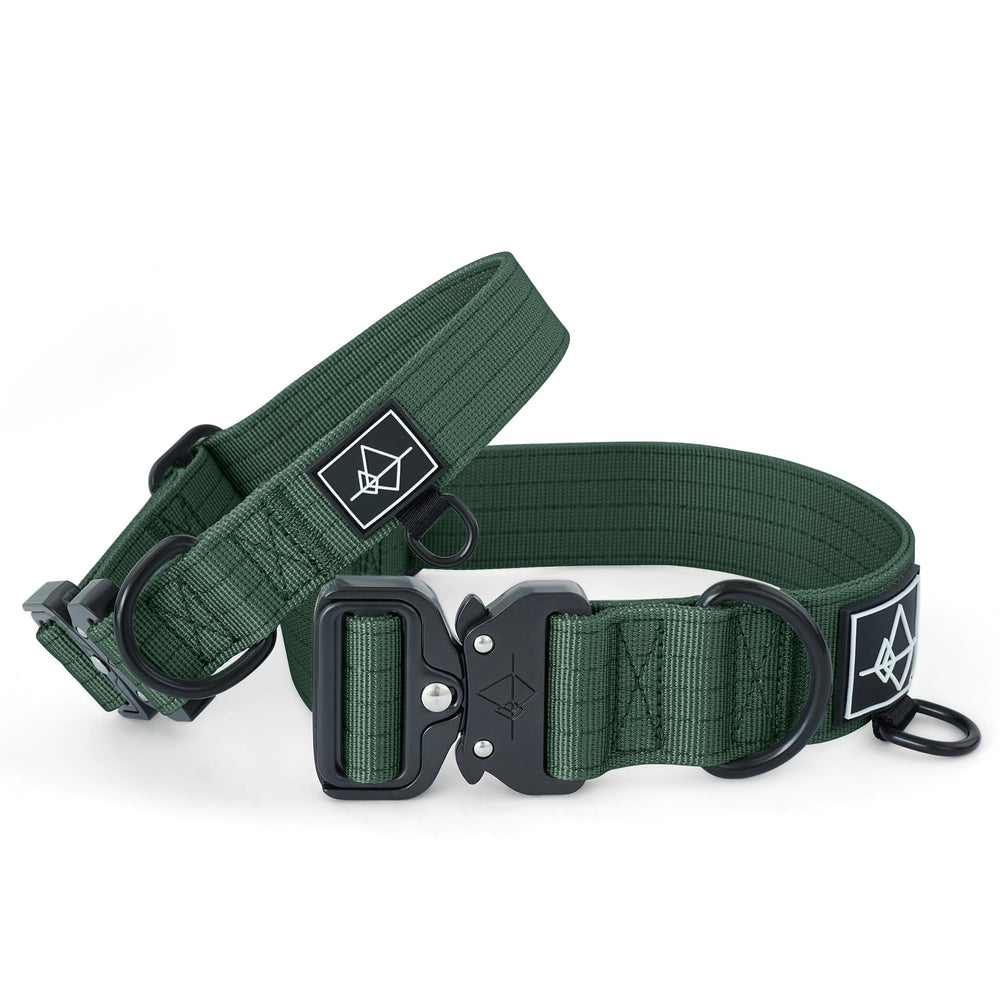 Collar MADE TO ROAM con cierre rápido metálico para colocación fácil.