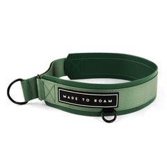 Collar MADE TO ROAM Oregon Haze primer plano, color suave y uso diario.