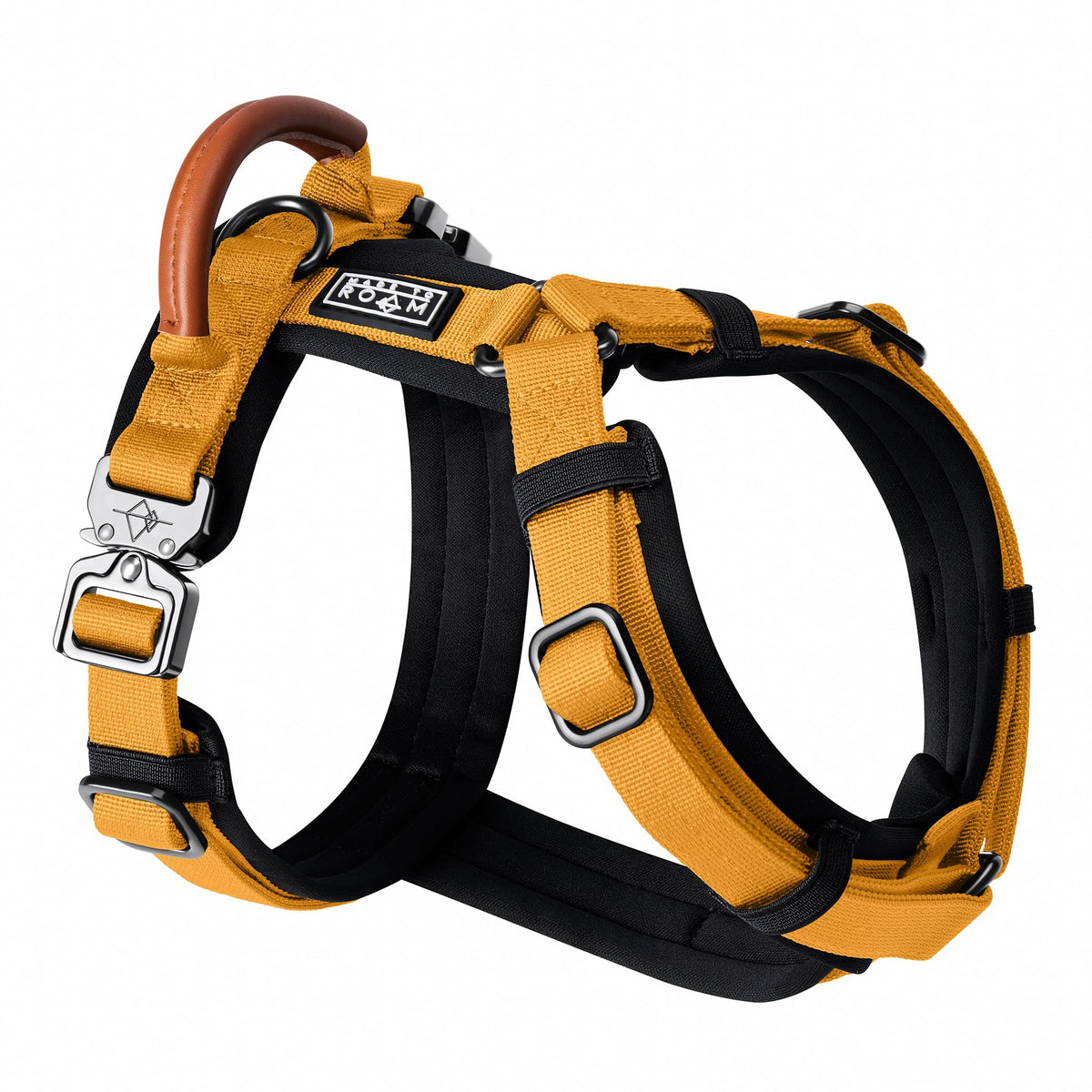 Arnés Made to Roam durabilidad nylon para aventuras al aire libre.