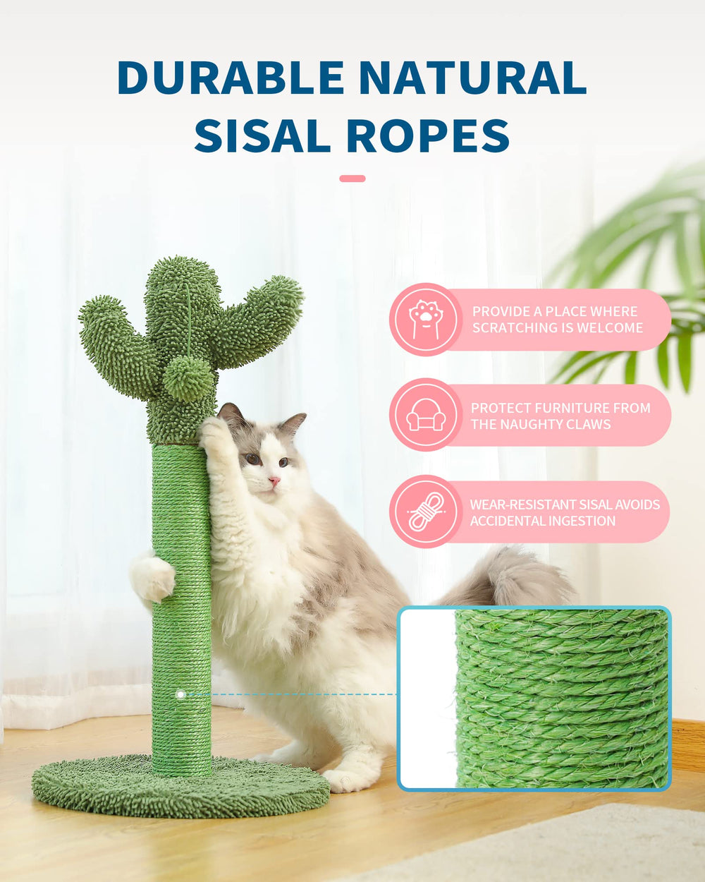 MADE4PETS base de madera estable evita vuelcos y ofrece seguridad