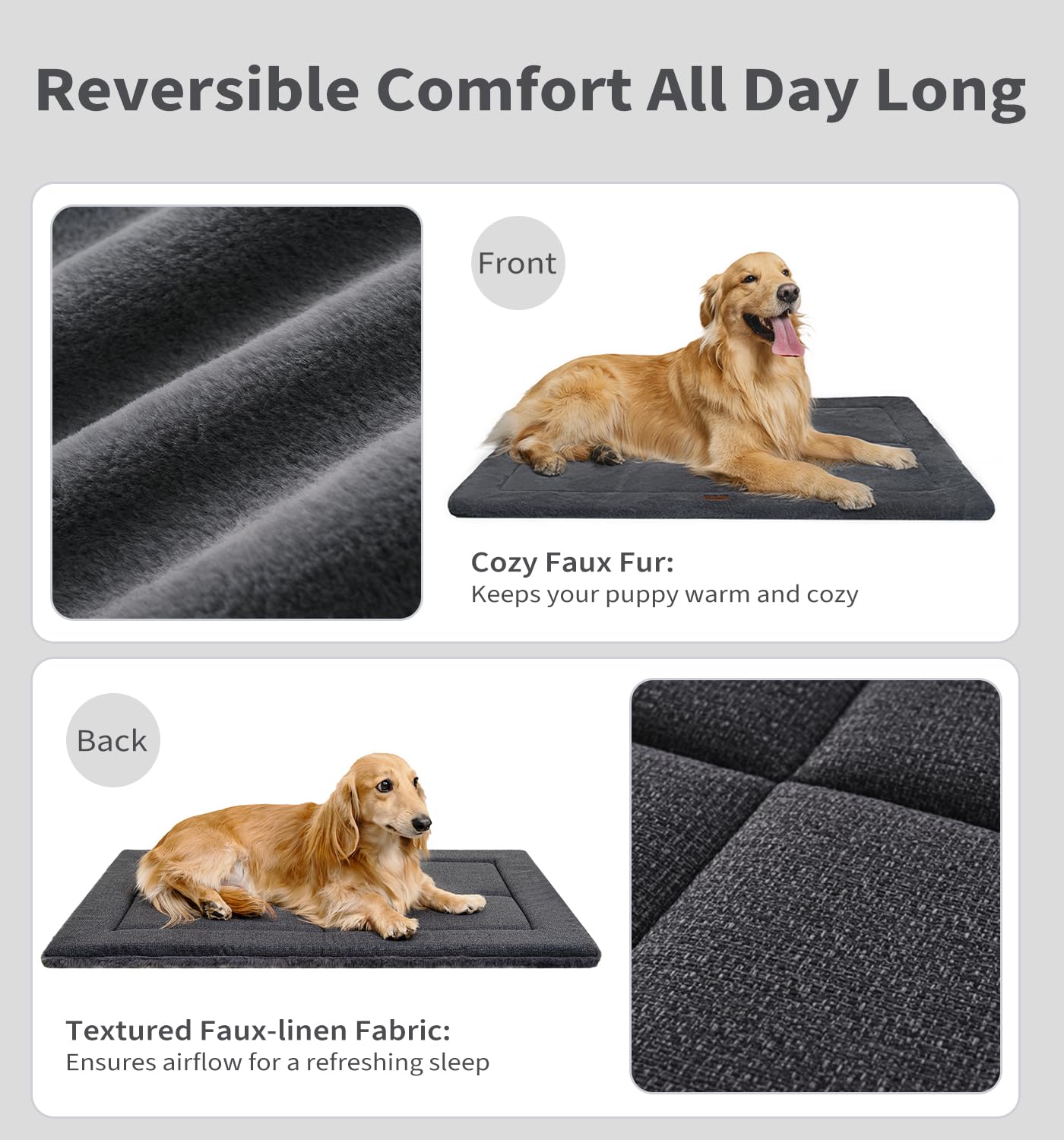 MADE 4 PETS cama en varias tallas para perros grandes.