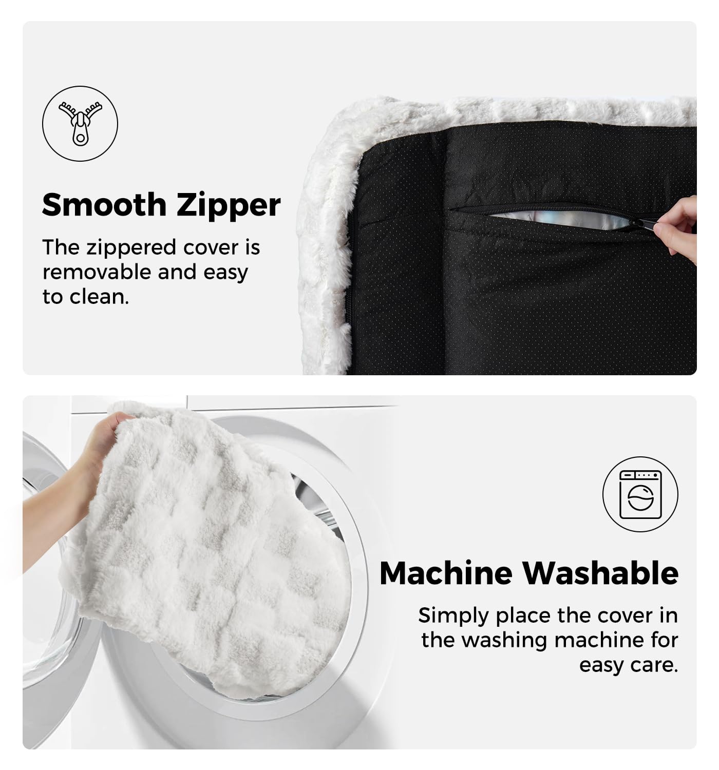 Reposabrazos elevados para descansar la cabeza y cuello.