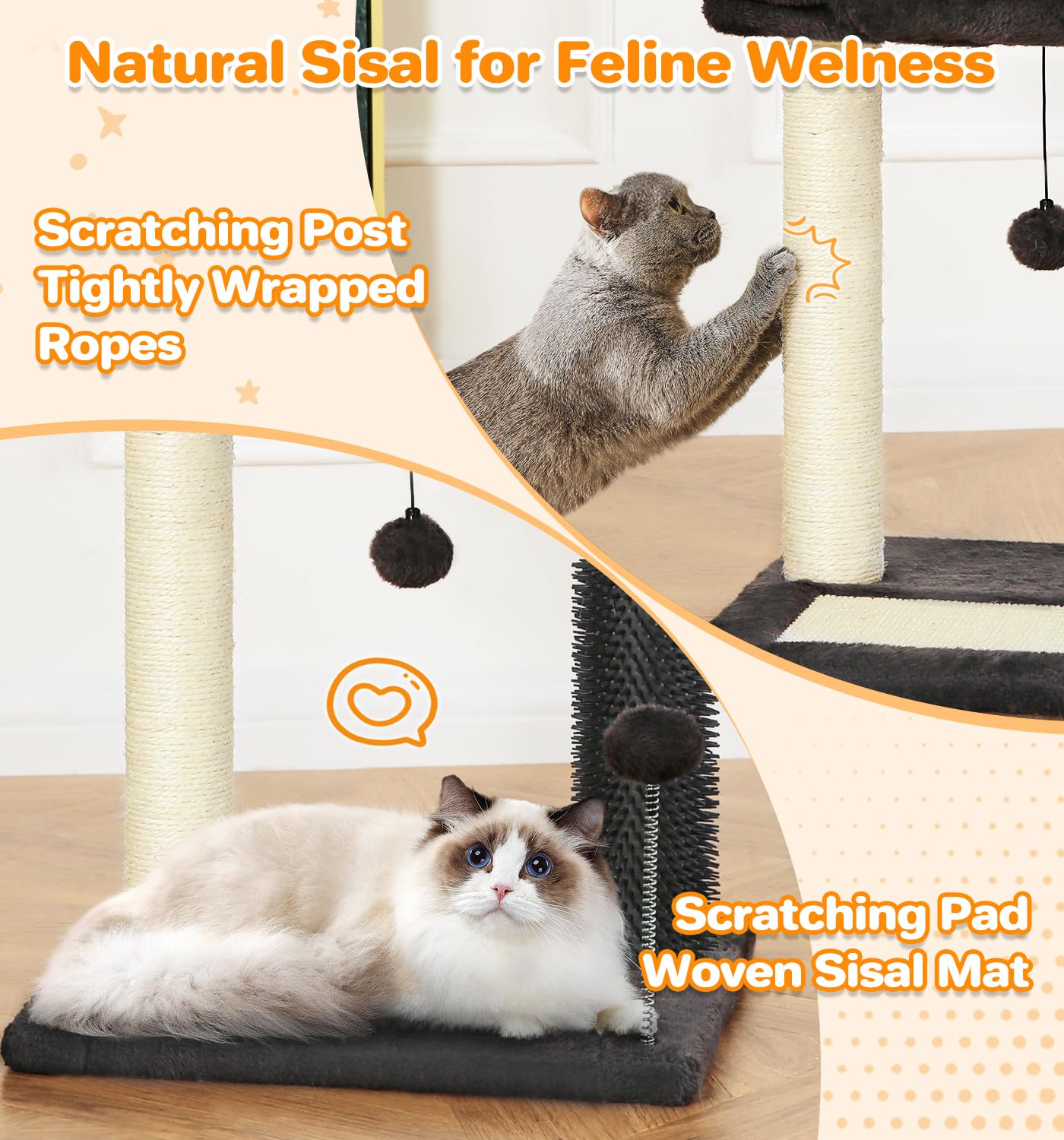 Made4Pets cama-plush-gato: superficie suave para descansar.