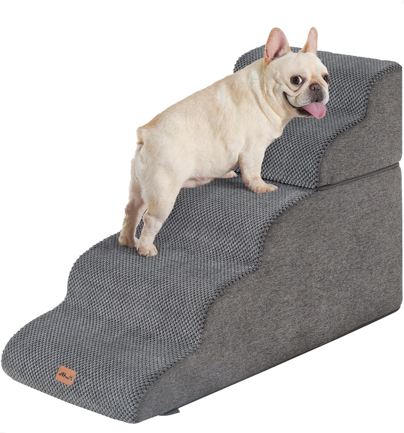 Made4Pets escaleras para perros en cama alta con subida suave y segura