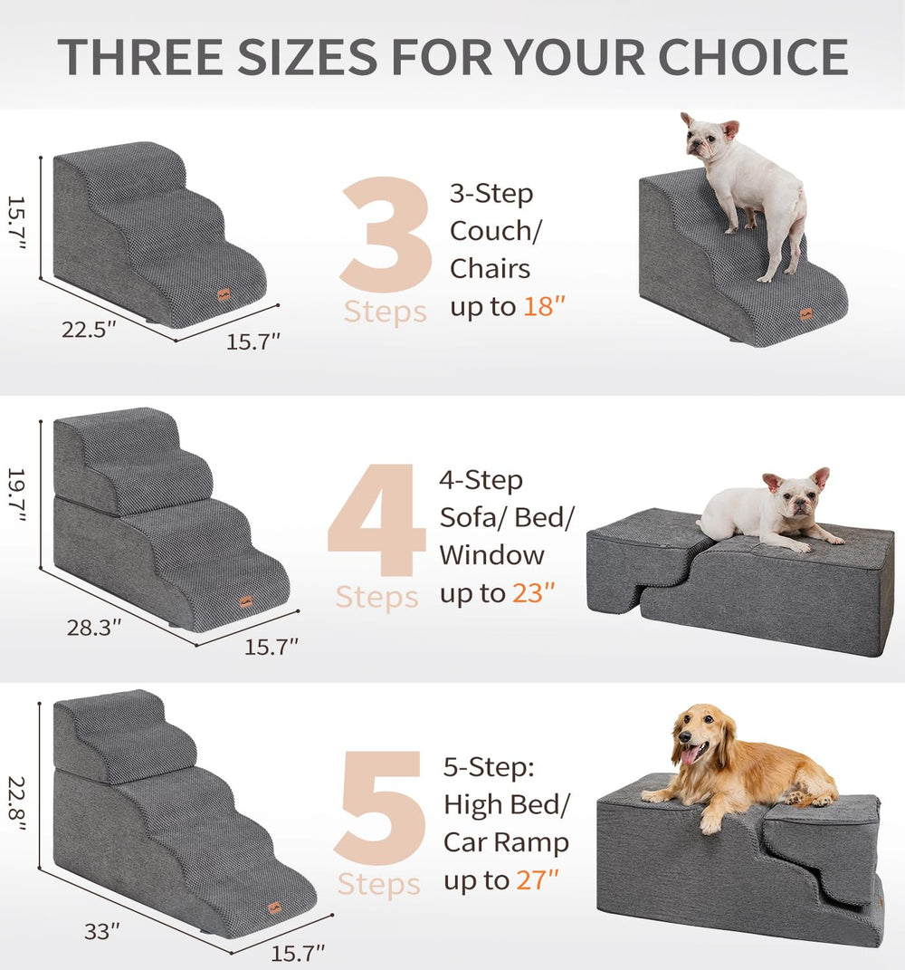 Made4Pets escalera para sofa, alta altura, acceso seguro