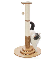 Made4Pets poste rascador sisal natural para afilar garras de forma segura.
