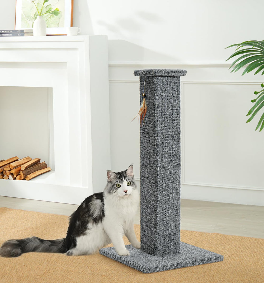 Made4Pets rascador alto para gatos, ideal para estirarse en interiores