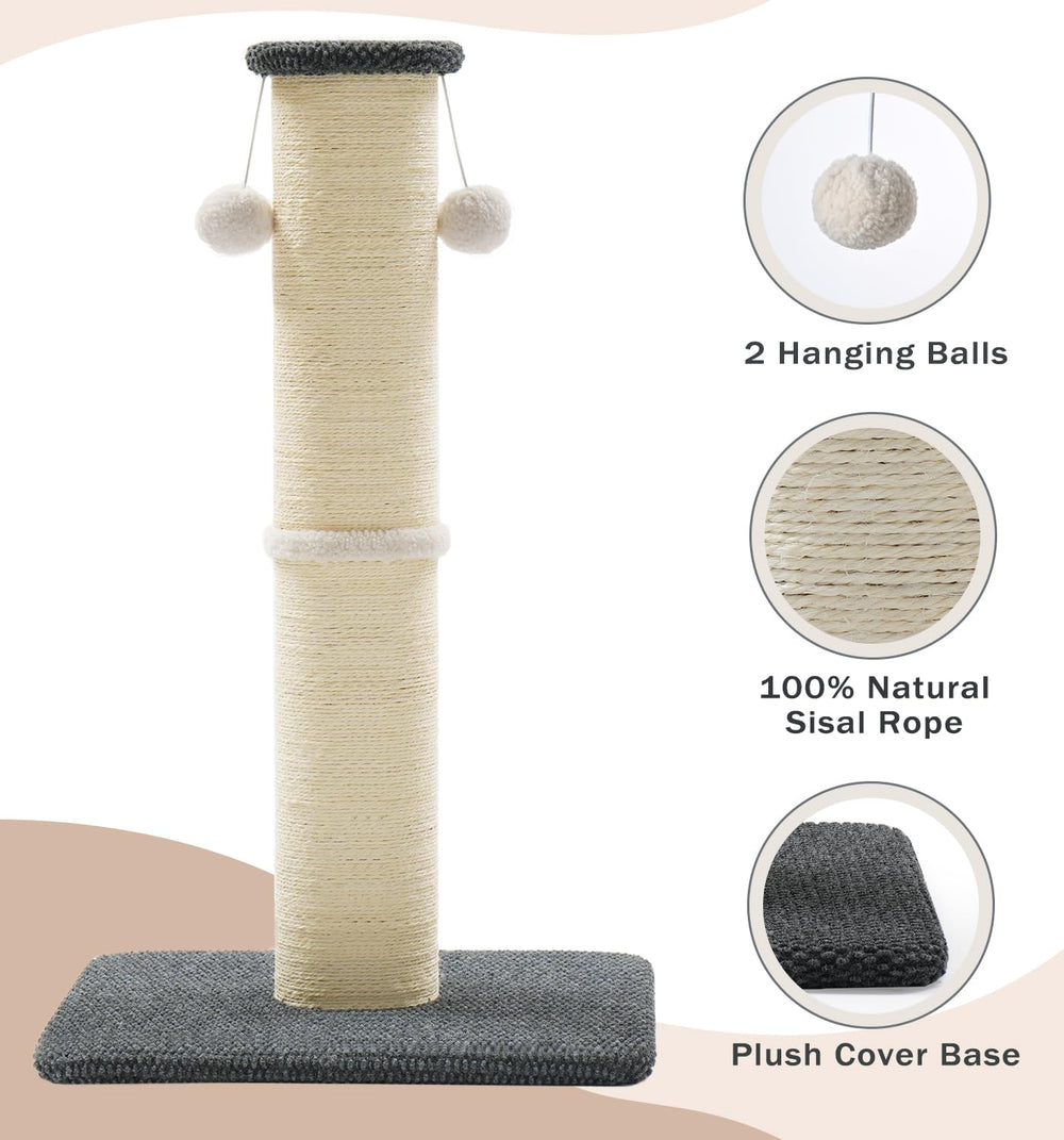 MADE 4 PETS rascador gato con sisal natural cobertura.