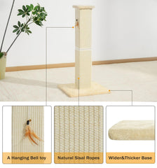 MADE 4 PETS poste con sisal natural para rascar y proteger muebles