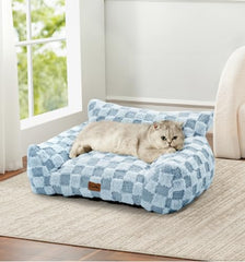 Made4Pets Sofá Gato Pelo Sintético Cuadrado: acolchado cálido para siestas.