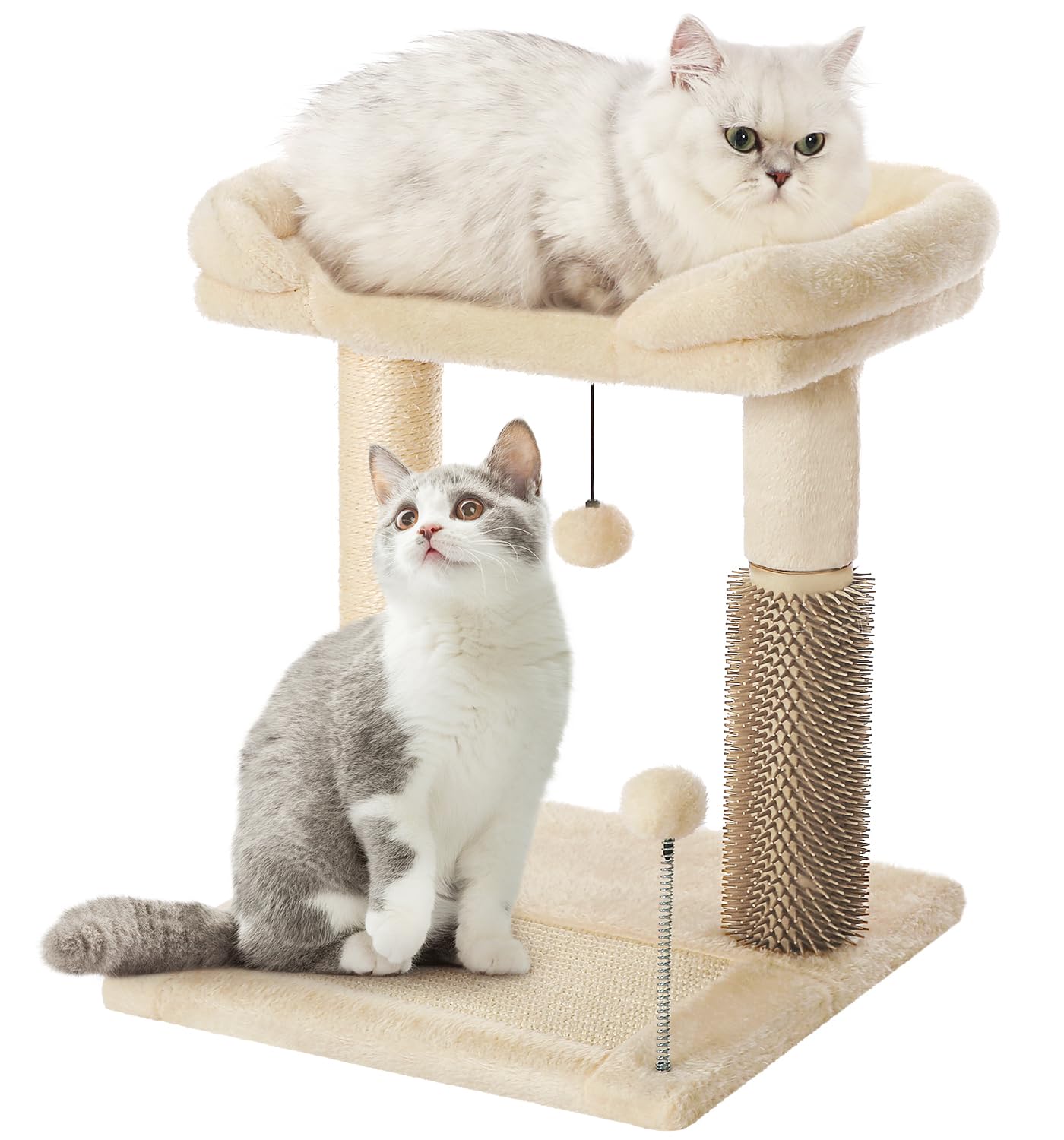 Made4Pets torre-gatos-20-pulgadas-sisal-natural, ideal para trepar y rascar.