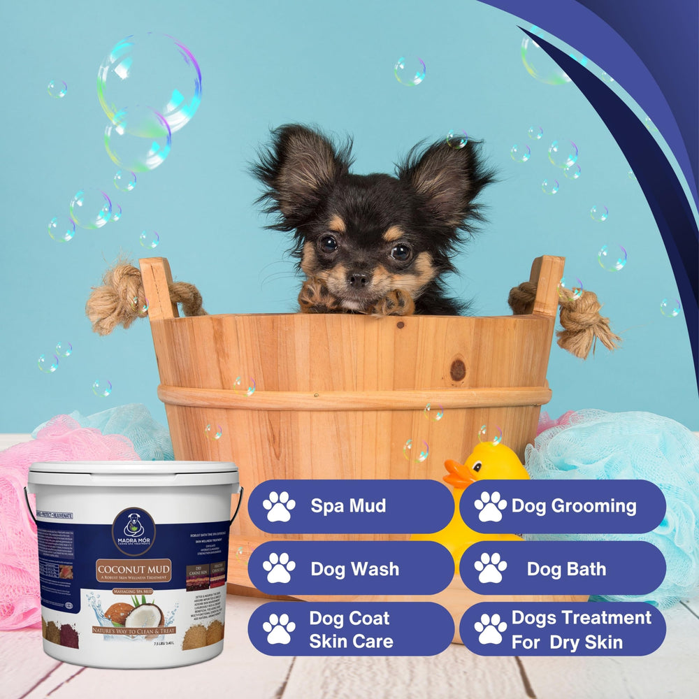 Madra Mor lodo coco, limpieza suave e hidratación para la piel del perro