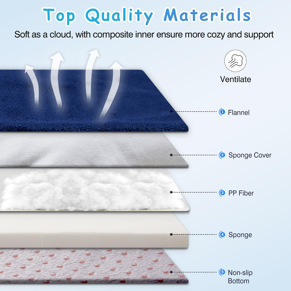 Magic Dog base antideslizante mantiene la cama en su sitio para mayor seguridad