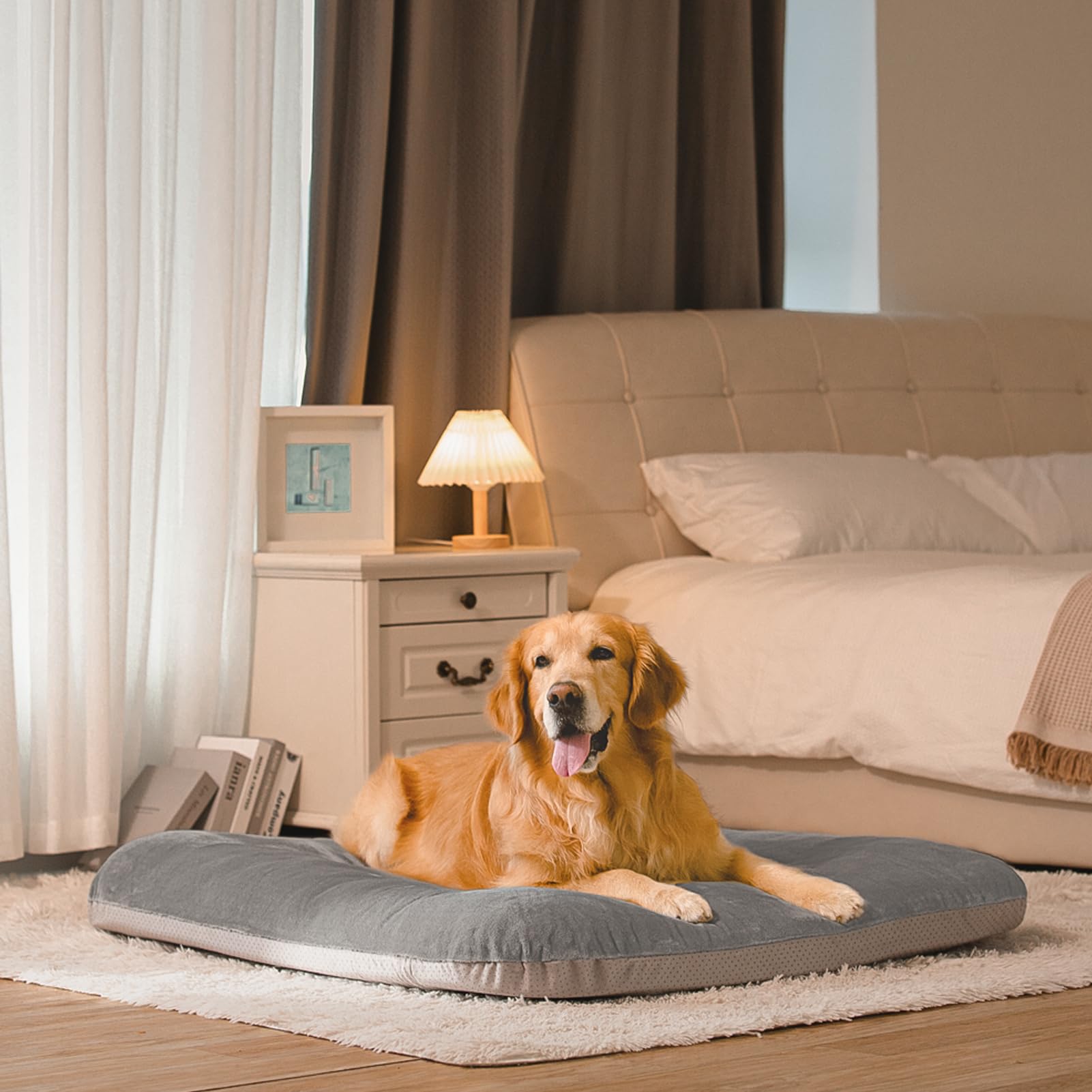 Magic Dog cama resistente a arañazos para mascotas activas.