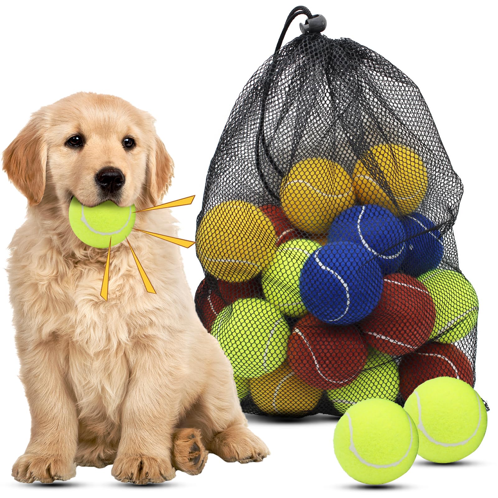 Bola de tenis Magicorange de 2,5 pulgadas flotante, ideal para buscar.