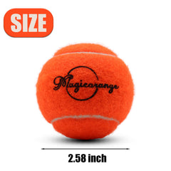 Magicorange bolas tenis perro en colores fluorescentes para atraer atención y juego