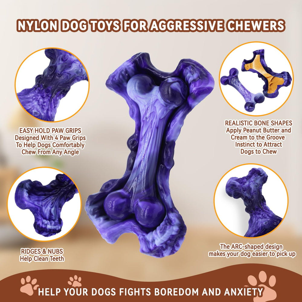 Magicorange juguete nylon alta durabilidad, seguro para masticadores agresivos.