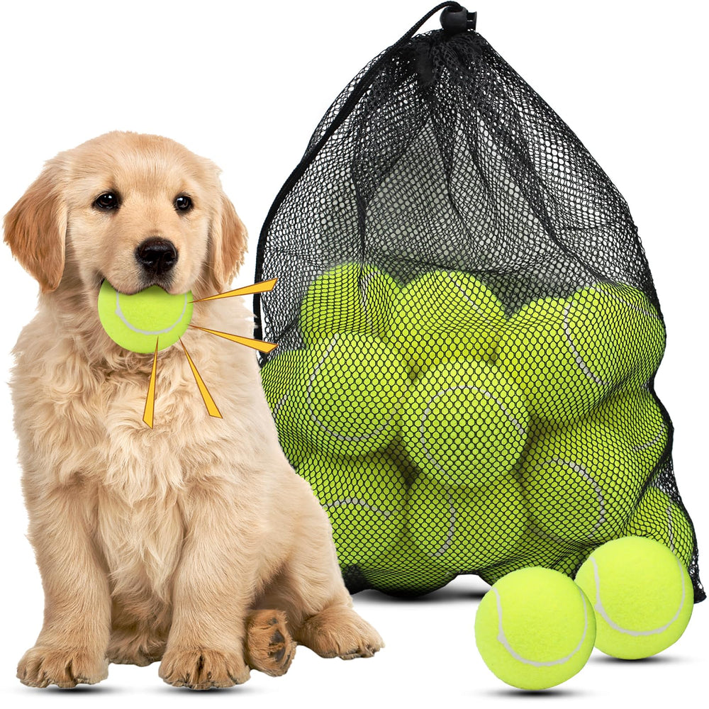 Pelotas Magicorange amarillas de 2,5 pulgadas para juego activo al aire libre.