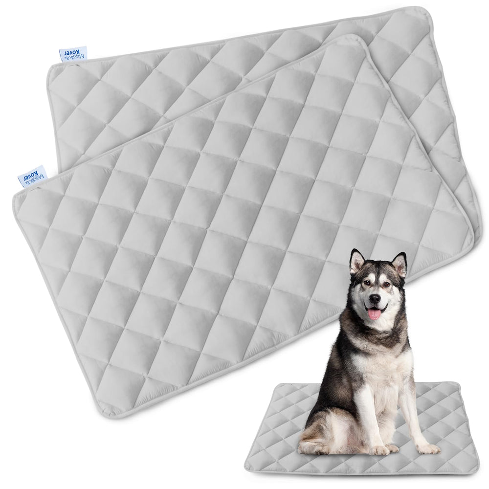 Magik & Kover cama-jaula perro 36x23 gris, descanso cómodo para razas grandes.