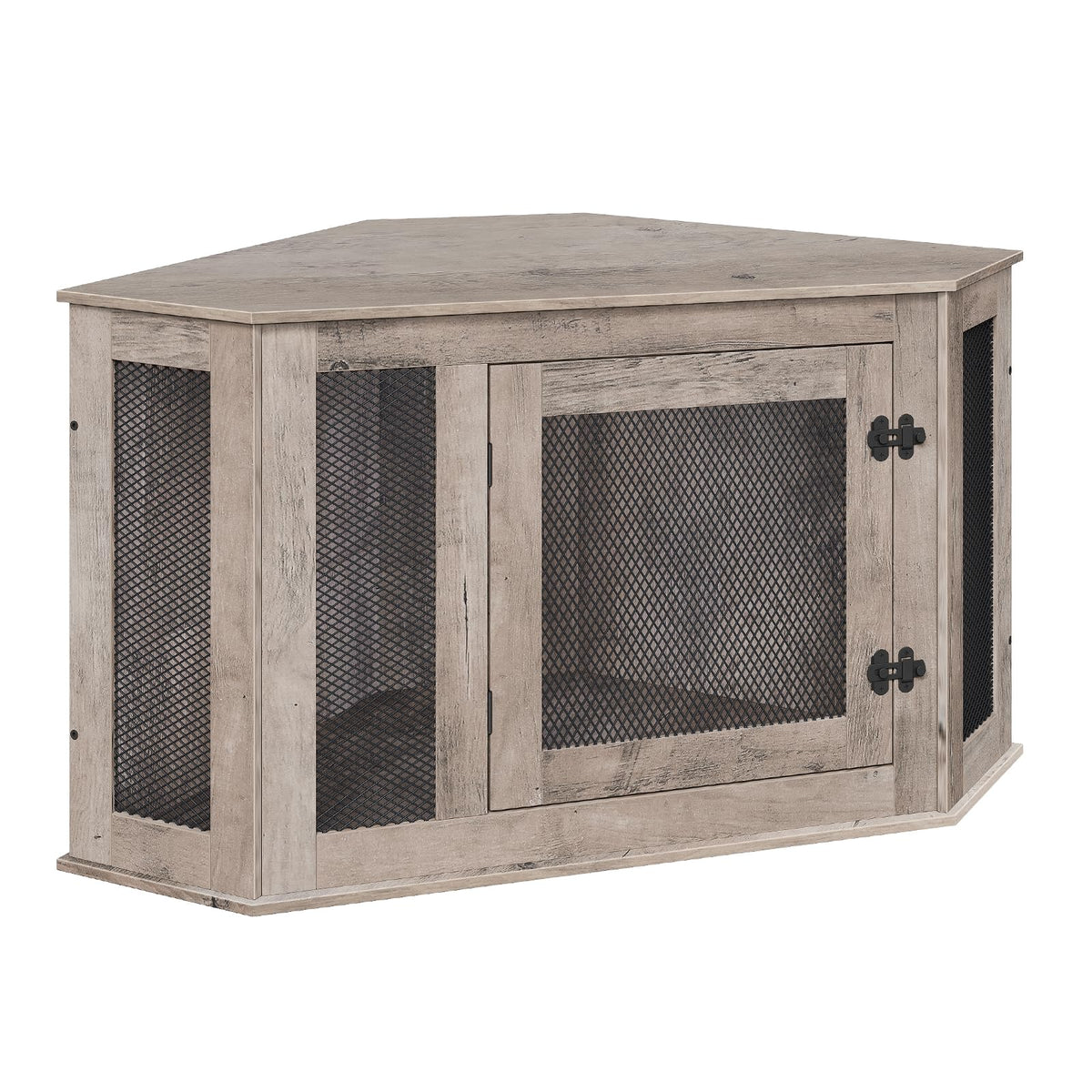 MAHANCRIS caseta-perro esquina-mueble: optimiza el espacio y aporta estilo al salón.